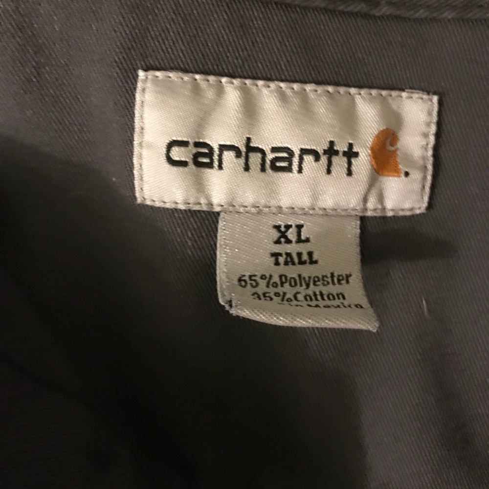 Carhartt XL Tall Men’s Button Down Short Sleeve